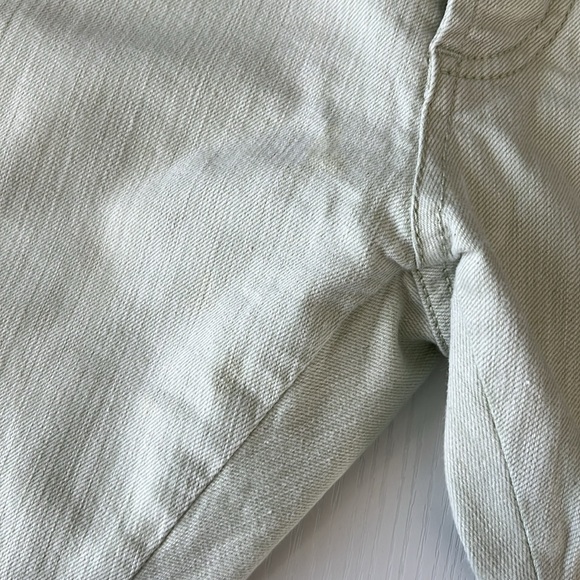 Etro Cotton Mint Branded Leather Straight Leg Denim Jeans - Picture 12 of 14